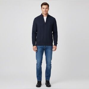 OSCAR DE LA RENTA 1/4 Zip Sweater